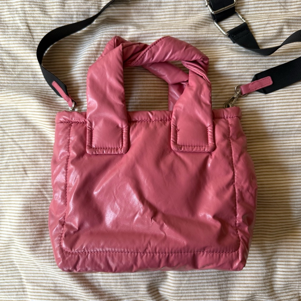 Zara pink puffy bag
